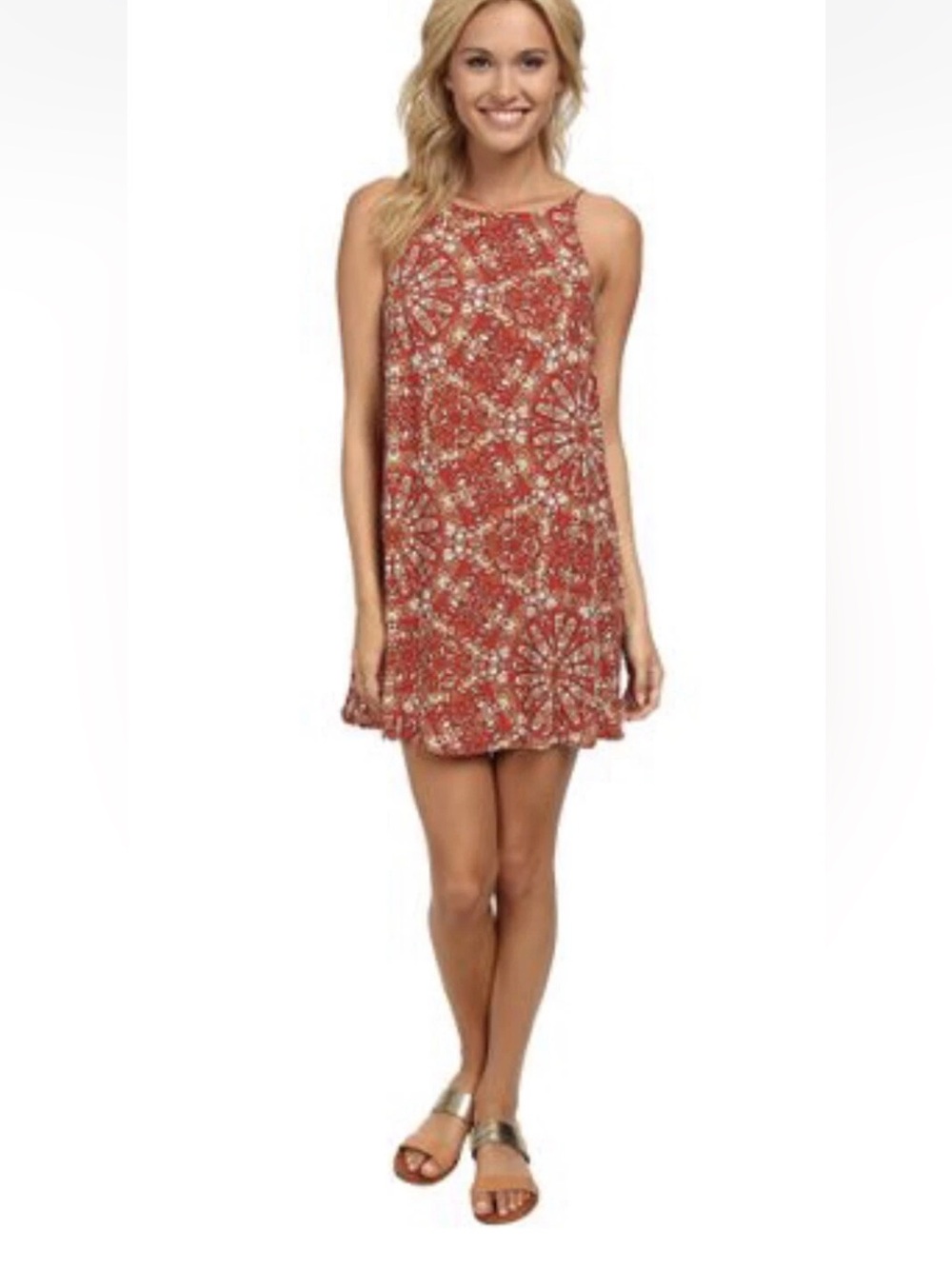 Vans Marie Trapeze Dress Autumn Leaves